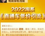 茂隆2022直通车低价引流玩法，教大家如何低投入高回报的直通车玩法-网赚36计