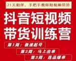 李鲆·抖短音视频带货练训营第五期,手把教手你短视带频货,听照话做,保证出单-网赚36计