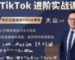 大山老师TikTok进阶实战课：账号详解，流量运营，实战变现，助力你成功出海-网赚36计