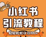 小红书运营引流全系列课程，每天引流100精准粉-网赚36计