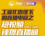 尼克派·工业化思维下的直播电商之短视频锤爆直播间,听话照做执行爆单-网赚36计