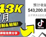 2022抖音国际版Tiktok赚钱项目：每天上传一个视频就轻松月入$43200-网赚36计