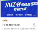 小红书品牌营销专项大课，操盘手进阶，一套能让你提升业务精进的课程-网赚36计