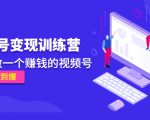 《视频号变现训练营》带你做一个赚钱的视频号，佣金赚到爆-网赚36计