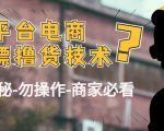 外面收费2980的全平台电商白嫖撸货技术(仅揭秘勿操作-商家防范必看)-网赚36计