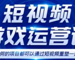 短视频游戏赚钱特训营，0门槛小白也可以操作，日入1000+-网赚36计