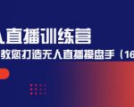 无人直播训练营:手把手教您打造无人直播操盘手(16节课时)-网赚36计