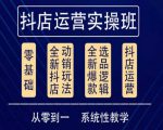 他创传媒·抖音小店系统运营实操课，从零到一系统性教学，抖店日出千单保姆级讲解-网赚36计