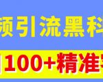 视频引流黑科技玩法，不花钱推广，视频播放量达到100万+，每日100+精准客源-网赚36计