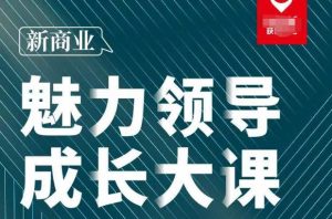 张琦·新商业魅力领导成长大课2023新版,高效管理必修课(30节)-网赚36计