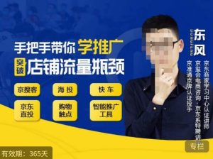 手把手带你学京东推广,突破店铺流量瓶颈,京搜客海投快车购物触点京东直投智能推广工具等-网赚36计