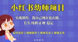 单天200-700的小红书幼师项目（虚拟），长久稳定正规好操作！-网赚36计