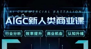 张诗童·AIGC新人类商业课，​行业分析/效率提升/商业机会/认知升维-网赚36计