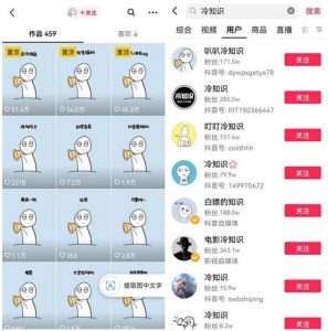 抖音冷知识快速涨粉变现玩法，爆火冷知识项目拆解，成品日赚500+【拆解】-网赚36计