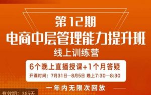 陈少珊·电商中层管理能力提升班，学习对象-电商公司各个岗位的主管，20人人以内的电商公司老板-网赚36计