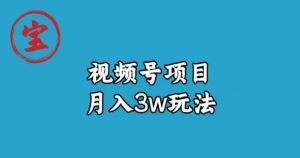 宝哥视频号无货源带货视频月入3w,详细复盘拆解-网赚36计