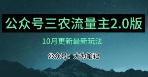 (10月)三农流量主项目2.0——精细化选题内容,依然可以月入1-2万-网赚36计