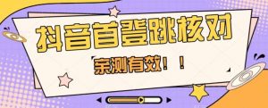 【亲测有效】抖音首登跳核对方法，抓住机会，谁也不知道口子什么时候关-网赚36计