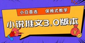 小说推文3.0玩法，日入两千+，保姆式教学，小白首选【揭秘】-网赚36计