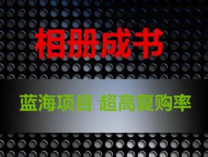 相册成书，蓝海项目，认真操作月入过万【揭秘】-网赚36计