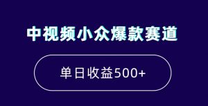 中视频小众爆款赛道，7天涨粉5万+，小白也能无脑操作，轻松月入上万【揭秘】-网赚36计
