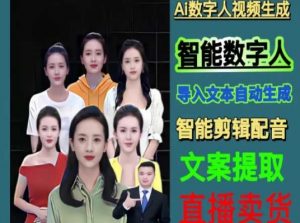 伍老师Ai数字人快速剪辑制作以及变现视频课-网赚36计