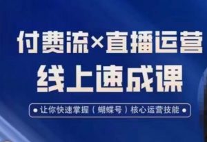 视频号付费流实操课程，付费流✖️直播运营速成课，让你快速掌握视频号核心运营技能-网赚36计