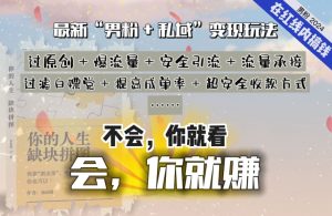 2024，“男粉+私域”还是最耐造、最赚、最轻松、最愉快的变现方式【揭秘】-网赚36计