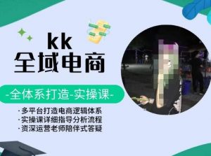 KK全域电商，全体系打造实操课，多平台打造电商逻辑体系-网赚36计