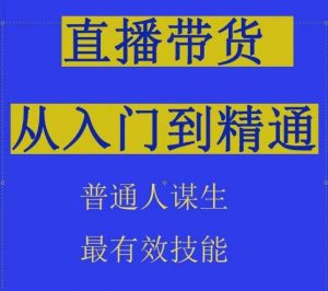 2024抖音直播带货直播间拆解抖运营从入门到精通,普通人谋生最有效技能-网赚36计