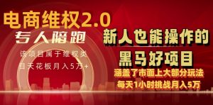 电商维权 4.0 如何做到月入 5 万+每天 1 小时新人也能快速上手【仅揭秘】-网赚36计