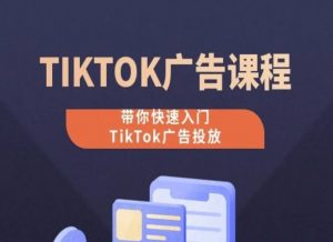 TikTok广告投放课程，从0-1实操课，带你快速入门TikTok广告投放-网赚36计