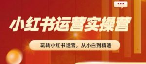 2024小红书运营实操营,从入门到精通,完成从0~1~100-网赚36计