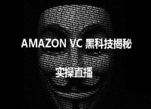 实操：AMAZON VC害人黑科技揭秘，跨境亚马逊教程-网赚36计