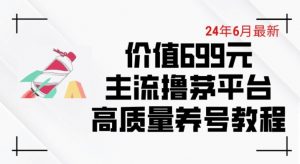 6月最新价值699的主流撸茅台平台精品养号下车攻略【揭秘】-网赚36计