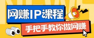 ip合伙人打造1.0,从0到1教你做网创,实现月入过万【揭秘】-网赚36计