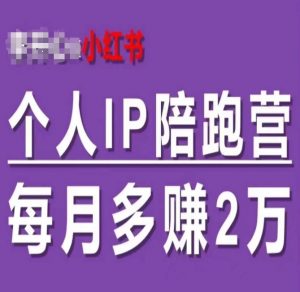 小红书个人IP陪跑营，60天拥有自动转化成交的双渠道个人IP，每月多赚2w-网赚36计