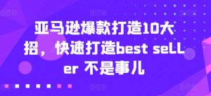 亚马逊爆款打造10大招,快速打造best seller 不是事儿-网赚36计