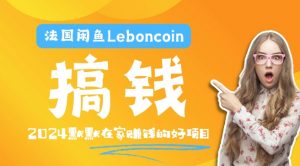 法国闲鱼Leboncoin跨境电商教程：环境邮箱电话解决产品上传及流量，悄悄赚钱【揭秘】-网赚36计