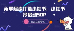 从零起步打造小红书：小红书冷启动SOP-网赚36计