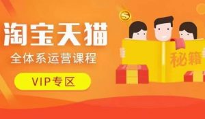 淘宝天猫全体系运营课程【9月24更新】，店铺全系运营、动销玩法、擦边球玩法等等-网赚36计