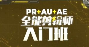 PR+AU+AE全能剪辑师入门班,剪辑入门必学课程-网赚36计