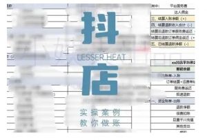 抖音小店对账全攻略,全面讲解抖店对账的核心逻辑与实操技巧,轻松掌握电商财务管理-网赚36计