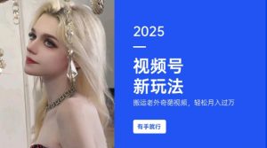 搬运老外奇葩视频，撸视频号分成计划收益，每天只需一小时，新手小白轻松月入过W-网赚36计