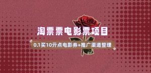 电影票无门槛券推广_0.1亓买10亓无门槛+渠道入口(v1.0版教程)-网赚36计