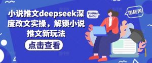 小说推文deepseek深度改文实操，解锁小说推文新玩法-网赚36计
