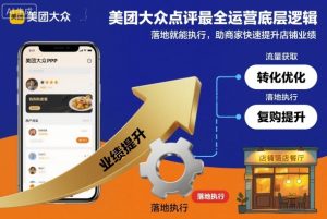 美团大众点评最全运营底层逻辑,落地就能执行,助商家快速提升店铺业绩-网赚36计