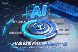 AI高效能应用训练营第一期，学会AI应用力，从提问到驾驭，做AI时代的领航者（更新）-网赚36计