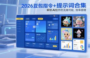 2026豆包指令+提示词合集,解锁AI创作的无限可能,效率倍增-网赚36计