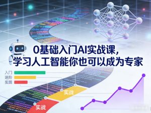 0基础入门AI实战课，学习人工智能你也可以成为专家-网赚36计